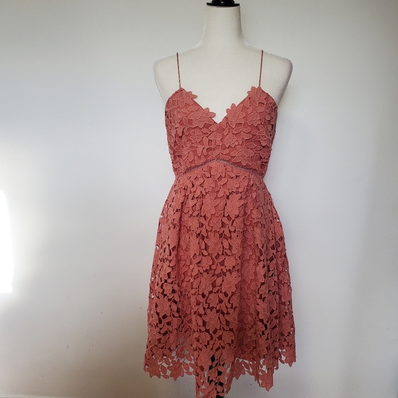 NWT Oak + Fort Lace Pink Dress - Picture 2 of 11